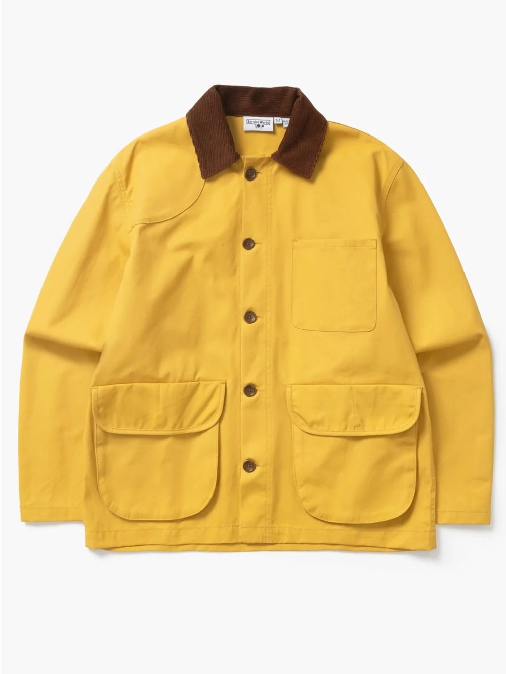 NWT Service Works Waxed Barn Coat - Ochre